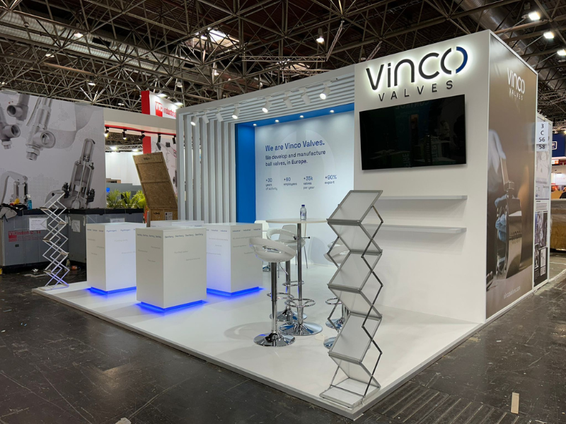 VALVE WORLD 2024 exhibition stand